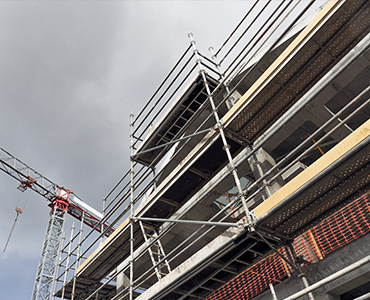 New build scaffolding Macclesfield – complete site coverage